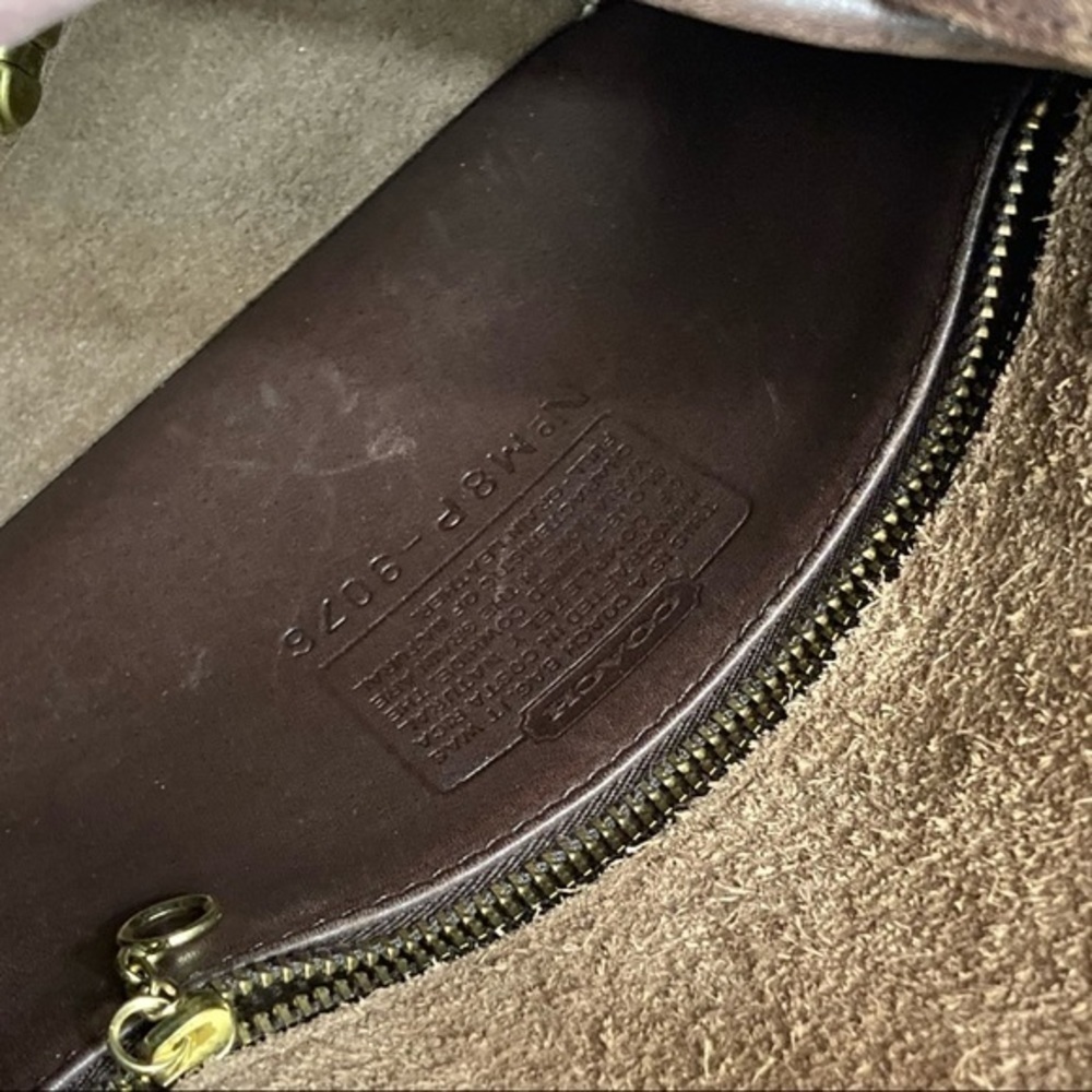 Coach vintage brown leather companion legacy messenger crossbody bag 9076 - Picture 10 of 16
